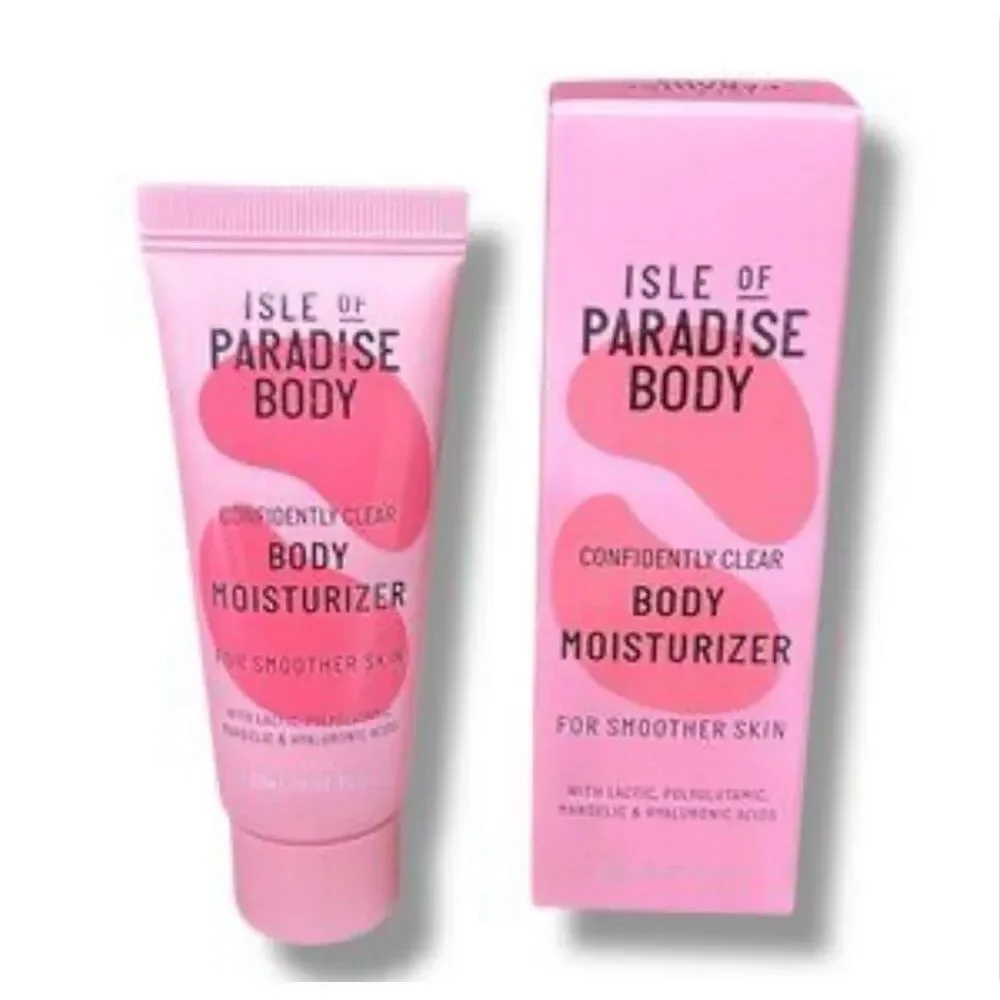 ISLE OF PARADISE - Confidently Clear Body Moisturizer, Travel Size, .67 Fl. Oz.